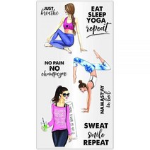 Hampton Art Rongrong 투명 스탬프 - 그냥 숨쉬세요