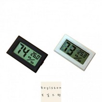디지털_습도계_RD-10236_온습도계_온도계_실내_온도_미니 AF2C, 블랙
