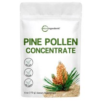 마이크로인그레디언트 파인 폴렌 파우더 송화가루 170g Micro Ingredients Pure Pine Pollen Powder