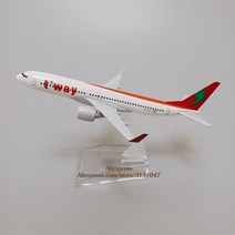 전투기다이캐스트 비행기 모형 16cm 한국 보잉 B747 에어 버스 A380 제주진 TWAY B737 서울 부산 아시아나 A320 다이 캐스트 모델, 티웨이 B737