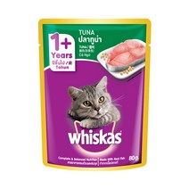 마즈 위스카스 주니어참치 80g 고양이 간식, 쉬바 고양이캔 85g_01 참치 도미 그레이비 85g