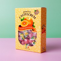 오렌지맛 250g 고급 이탈리아 수입 명품 천연 캔디 포지타노 카스텔크램 사탕, 카스텔크램 레몬맛 145g