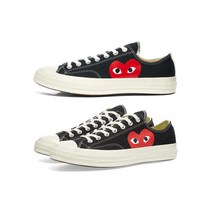 꼼데가르송 22FW 척테일러 컨버스 로우탑 블랙 AZ-K111-001-1