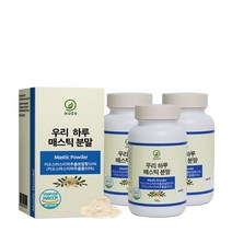 휴나인 그리스산 WE하루 매스틱 분말 가루 190g, 3개