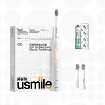 usmile 유스마일 P1 정품 음파 전동 칫솔, 모던 화이트