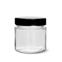 MIR 유리병 일자형 딥캡 100ml 원형 미니병 잼병 수제청 공병 소분저장 밀폐유리용기