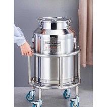 소쿠리 운반카 육수통 주방 잔반통 레스토랑 스텐, 직경 35cm