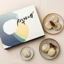[시루아네] 콩쑥개떡 실속포장 60g x 30개입 (쇼핑백포함), 쇼핑백