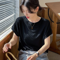 페이브룩 여성 쿨 아이스 라운드넥 빅사이즈 반팔티셔츠