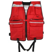 폰터스 조끼형 PF-102A 자동팽창식구명조끼(레드/자동)