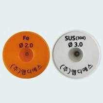 금속검출기 시편, 사각형, 0.5mm, Fe