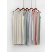 오슈 여성 가을 가디건코디 캐주얼 데일리 20대 면 원피스