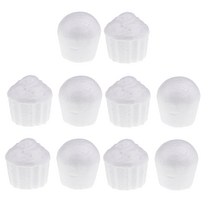 STK 10pcs 혼합 거품 컵 케이크 모델 diy 모델링 공예에 대 한 스티로폼 거품 장식