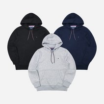 타미힐피거 남여 팝오버 스몰로고 후드티