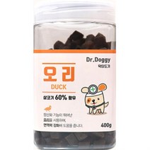 yug_188 닥터도기 펫푸드 강아지트릿 간식 오리 400g 소형견 애완견 토이푸들 시추 시츄 노견, 개구◇상품선택◇