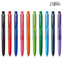 UNI 유니볼 시그노 노크식 볼펜 0.28mm UMN-155-28, 바이올렛, 1개