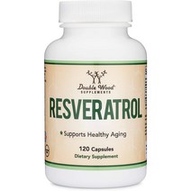 Double Wood 더블우드 Resveratrol 레스베라트롤 500mg 120정
