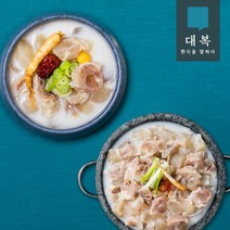 대복 사골도가니탕 600g 3팩+도가니수육 350g 1팩, 4팩