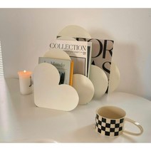 하트 아크릴 잡지꽂이 매거진랙 홍보물 전시대 리플렛 책진열대 신문 거치대 카페 홈 인테리어, B