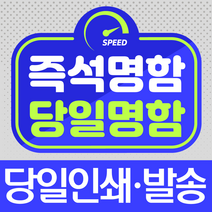 즉석명함 당일명함 소량명함/10장부터 인쇄/당일발송/당일 방문수령, 스타드림, 단면, 40장