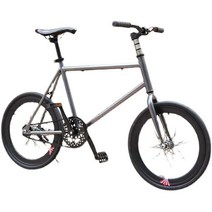 미니 픽시 자전거 입문용 에어로 클래식 고등학생, 파란색흰색 핸들