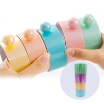 메탈 펄 테이프볼 테이프공 10M 6개 세트 4.8cm 6cm, 컬러6cm