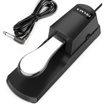 사일런트피아노 디지털피아노 전자피아노 키보드용 서스테인 페달 - 모든 브랜드 전자 MIDI 디지털 피아노, 02 블랙