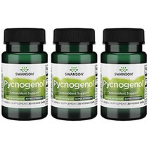 swanson 피크노제놀 150mg 30식물성캡슐 3팩, 1