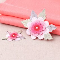 쏘잉스 74-936 매화 입체 자수장식 2종 세트_분홍 C60