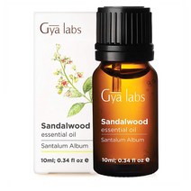 Gya Labs Sandalwood Essential Oil 지야 랩스 샌들우드 에센셜 오일 10ml(0.34oz)