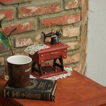 앤틱 재봉틀 오르골 소품 수동 수납공간 의미있는 선물