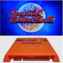 옛날오락기 비디오게임 고전 가정용 게임기 최신 3D 게임 상자 3188 4300 in 1 VGA HDMI 아케이드 PCB 멀티, 한개옵션1, 02 YELLOW