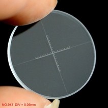 직경 24mm 스테레오 현미경 접안 렌즈 마이크로 미터 Graticule 눈금자 올림푸스 현미경 CX23 BX SZX 시리즈용 안구 레티클, NO.943