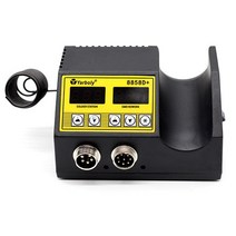 Yarboly 8858D 공기 총 휴대용 BGA 재작업 납땜 스테이션 송풍기 SMD PCB 수리를 위한 헤어 드라이어, 한개옵션0
