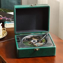 cd 플레이어 휴대용 무선 포터블 시디 북유럽, 01. 호두나무【투명 뚜껑】충전식