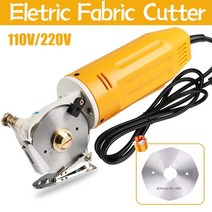 전기 재단사 가위 170W 70mm 회전 블레이드 직물 절단 도구 가죽 커터 키트 전동 공구 톱, [01] As picture, [02] EU, 01 As picture_02 EU