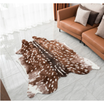 인조 모피 러그 사슴러그 가죽러그 동물프린팅러그 송치러그