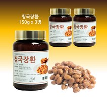 중장년 변비 비움에 좋은 구수한 청국장환 국내산 150g x 3병