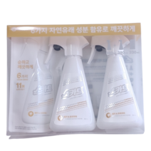 스카트 섬유탈취제 380ml+380ml+330ml 페어&프리지아