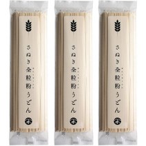 Kinoshitaflour 기노시타제분 사누키 전립분 건조 우동면 200g 3팩, 1개