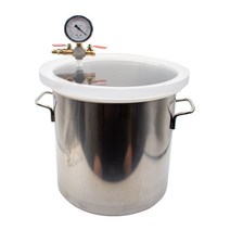 기포 제거기 탈포기 10L 스테인레스 스틸 진공 챔버 3 갤런 Defoaming 배럴 에폭시 수지 AB 접착제 Y, 한개옵션0