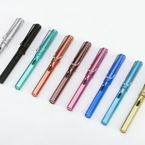 저가 만년필 입문용 저가형 입문 초보 선물 필기용 여자 여성 고급 선물용, 상품선택, 3-스틸만년필-블랙