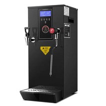 업소용 온수 디스펜서 편의점 카페 전기 가열 정수기, 12L LCD 터치스크린 모델 실버