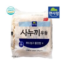 면사랑 고급사누끼우동면 1150g 수량중량선택 쫄깃하고 굵은면발 또와몰53, 1150gx3봉