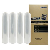 오성 스트레치필름 공업용랩 산업용랩 15mic X 350M 4롤 한박스, 오성 15mic X 350M - 4롤, 1개