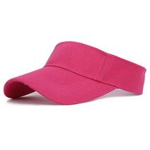 여름 일 모자 없음 지붕 스포츠 바이저 남성 여성 테니스 러닝 비치 야구 골프 남여 야외, 10 Rose Red