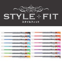 uni STYLE FIT 유니 스타일핏 3색 5색 홀더 시그노 리필/제트스트림리필/샤프리필, 24  BLACK, 0.28mm 리필