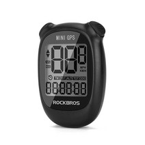 락브로스 미니 GPS 자전거속도계 위성 싸이클, 블랙