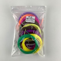 3D 펜 DIY 프린터 드로잉 3d 인쇄 ABS 필 라 멘 트 1.75mm 크리스마스 생일 선물 아이들을위한 최고의, 10 5M 10pcs_01 Pla filagment