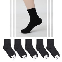 케이삭스 남성용 밴딩 커버 스포츠 무지 중목 양말 10켤레